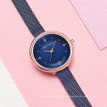 MINI FOCUS 0274 L Top Brand Luxury Ladies Watches 2019 Fashion Blue Watch Women Quartz Watches Metal Strap Sports Watches